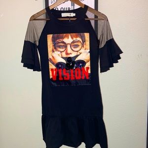 Ruffled T-Shirt Dress ❣️